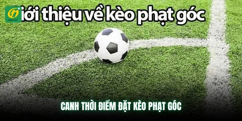 Canh thời điểm đặt kèo phạt góc